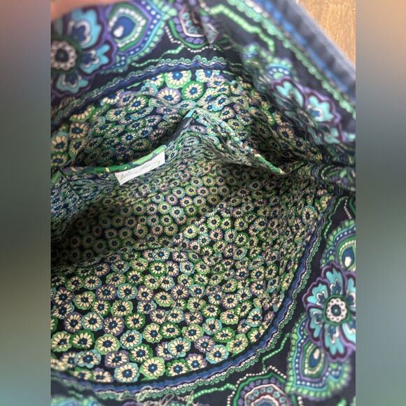VeraβBradley Quilted Cotton Tote in Emerald Paisley ππΏ - Picture 5 of 6